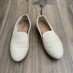 Birdies The Starling Natural Raffia Straw Flats Loafer Shoes Size 8.5 Slip On
